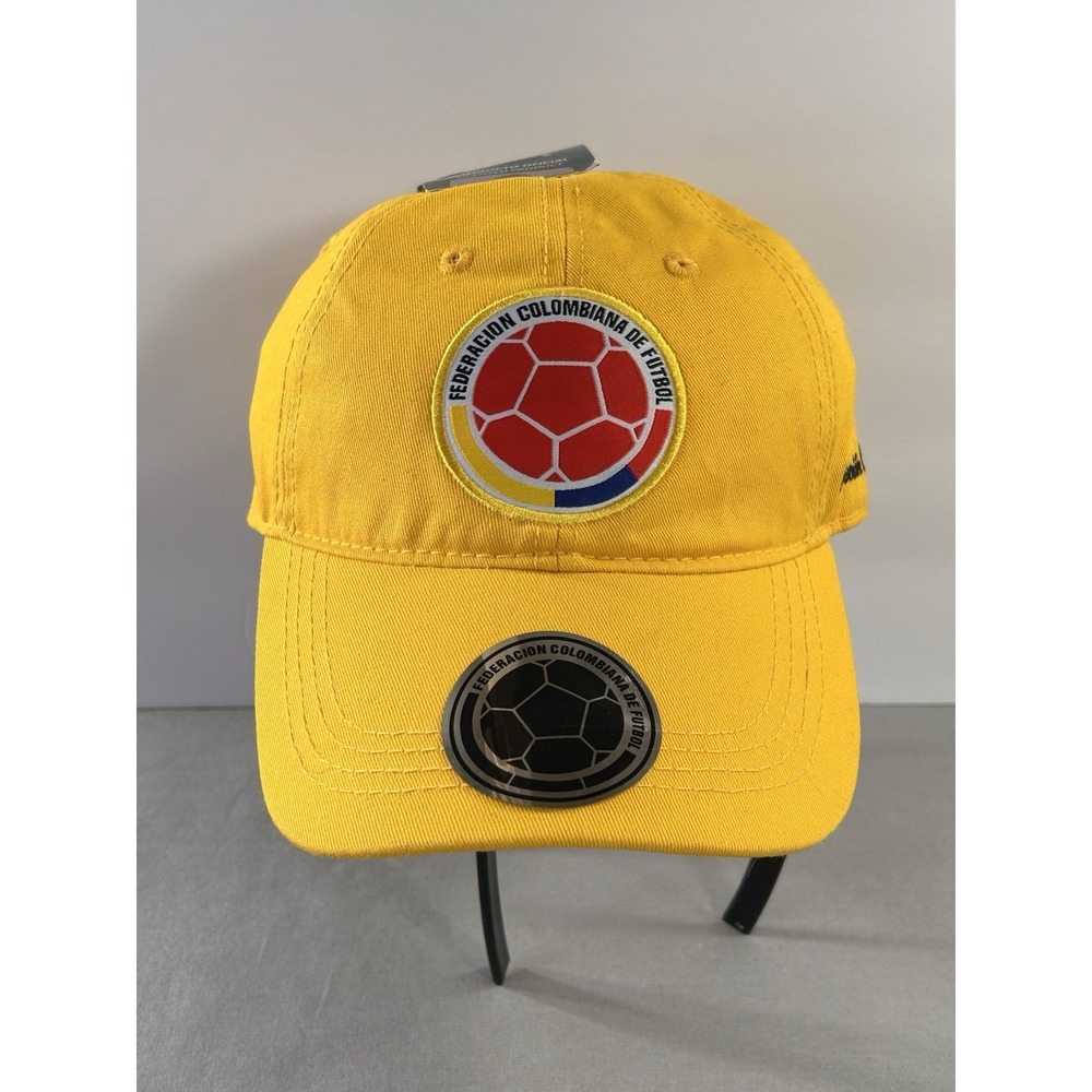 Federation Columbia Futbol  Soccer Yellow Adjustable Hat Cap FCF FIFA World Cup